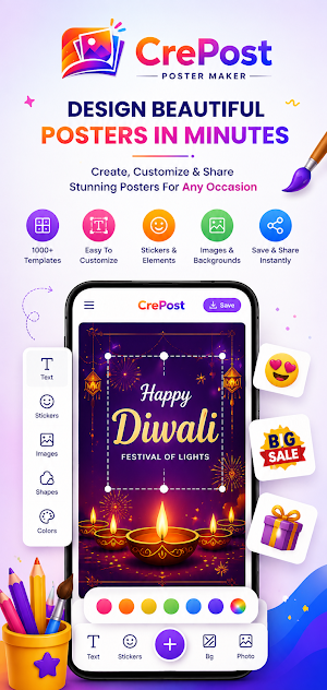 CrePost: Festival Poster Maker Screenshot 2