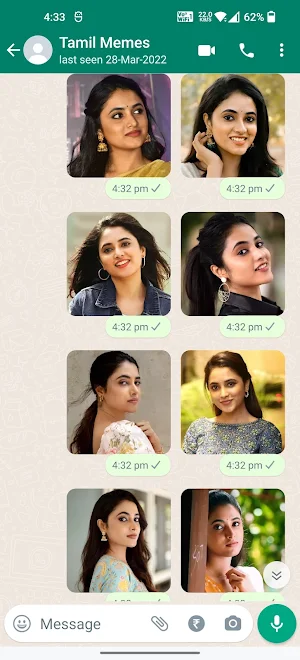 Priyanka Mohan Stickers Screenshot 1