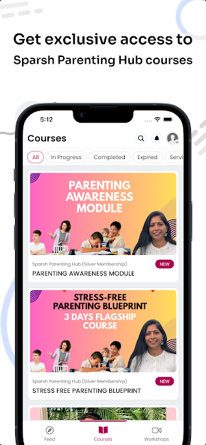 Sparsh parenting hub Screenshot 2