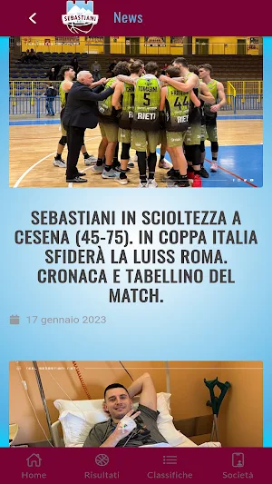 Real Sebastiani Rieti Screenshot 1