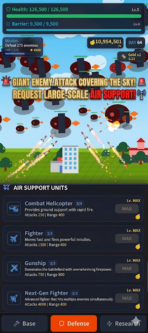 Base Defense: Drone War Screenshot 2