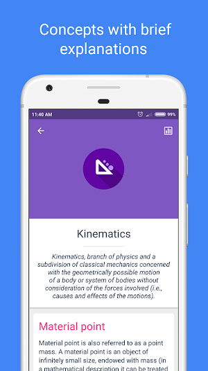 Physics Pro 2020 - Notes, Dictionary & Calculator Screenshot 2