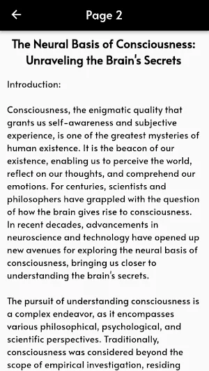 Exploring Human Consciousness Screenshot 3