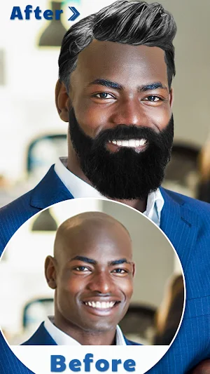 Men Hairstyle & Beard Studio Screenshot 1