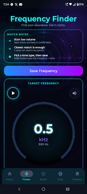 ClearFreqs: Tinnitus Protocol Screenshot 2
