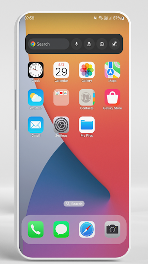 IOS Launcher 17 Screenshot 0