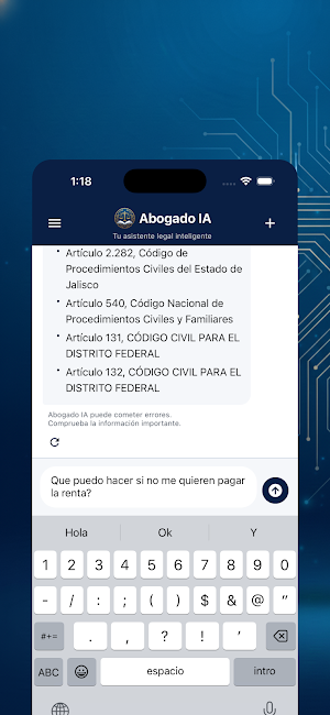 Abogado IA Screenshot 2