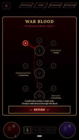 Blood of Olympus - Text RPG Screenshot 0