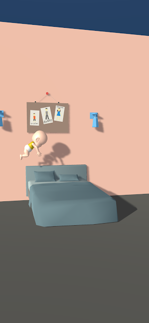Super Ragdoll Baby: Run Game Screenshot 1