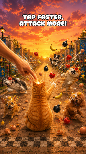 Cat vs Dogs: Tap Battle Screenshot 2