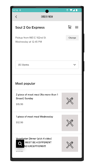 Soul 2 Go Express Soul Food Screenshot 1
