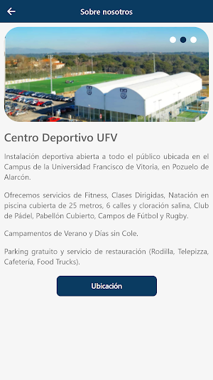 Centro Deportivo UFV Screenshot 1