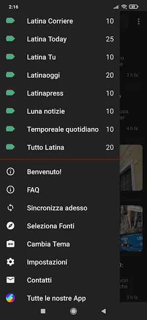 Latina notizie Screenshot 1