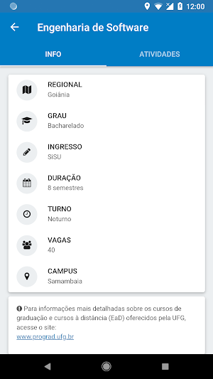 Espaço UFG Screenshot 2