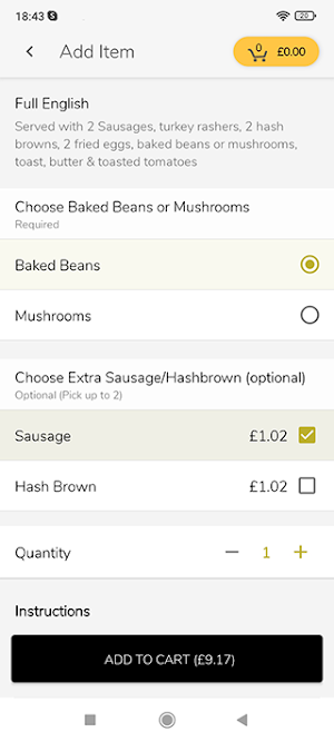 Aisha Cafe - Leeds Screenshot 2