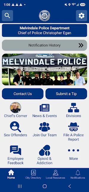 Melvindale Police Dept, MI Screenshot 0