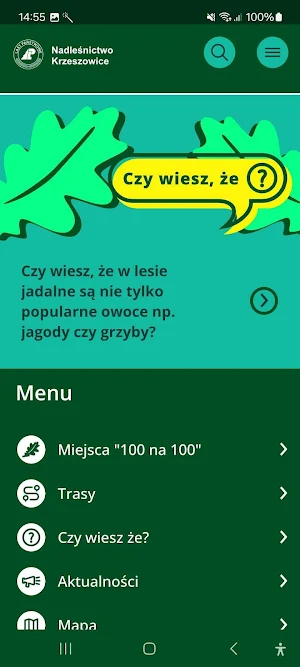 Nadleśnictwo Krzeszowice Screenshot 1