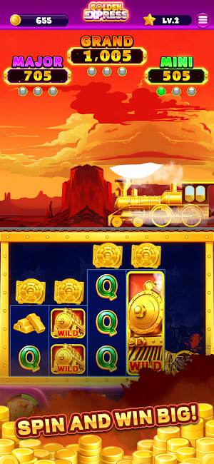 Golden Express Slots Screenshot 1
