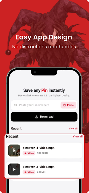Pinterest Video Downloader Screenshot 1