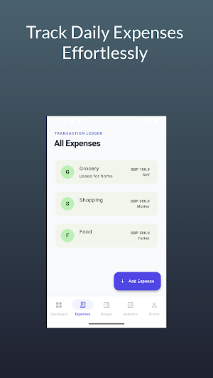 Finance Ledger Screenshot 1