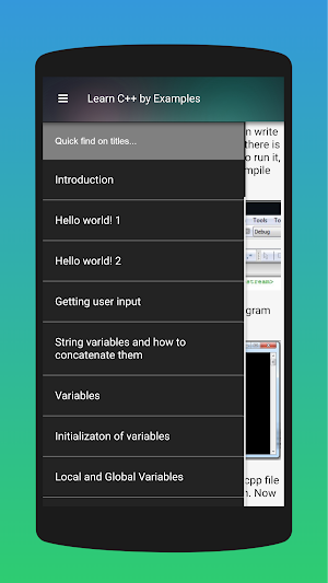 Learn C++ By Examples Screenshot 0