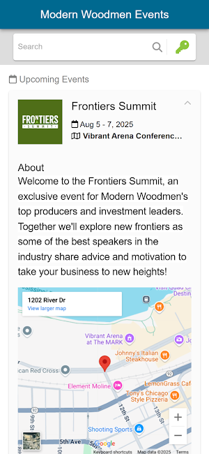 Modern Woodmen Events Screenshot 1
