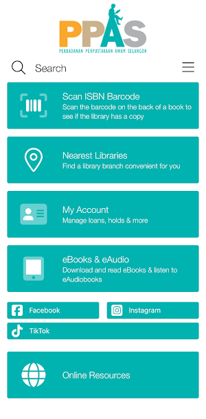 PPAS Library Mobile App Screenshot 0