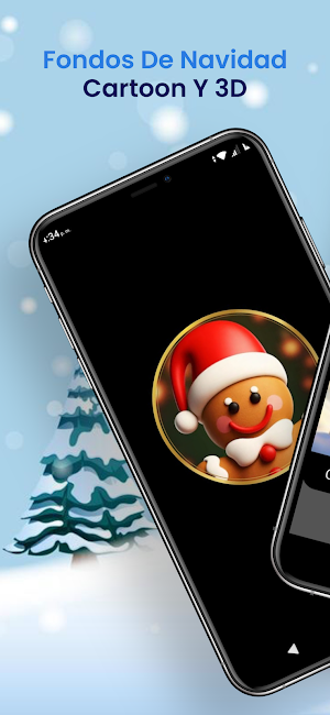 Fondos De Navidad Cartoon Y 3D Screenshot 0