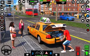 US Taxi Game 2024: Taxi Games Screenshot 2