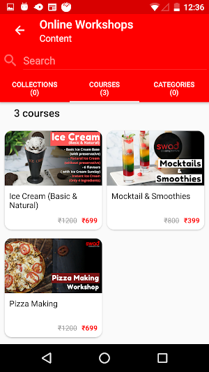 Swad Cooking Institute Screenshot 2