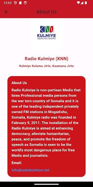 Radio Kulmiye Screenshot 2