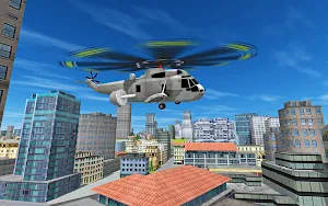 City Helicopter Flight Screenshot 0