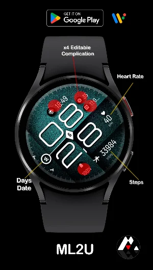 ML2U 140 Watch Face Screenshot 1