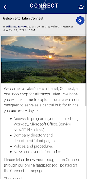 Talen Connect Screenshot 1