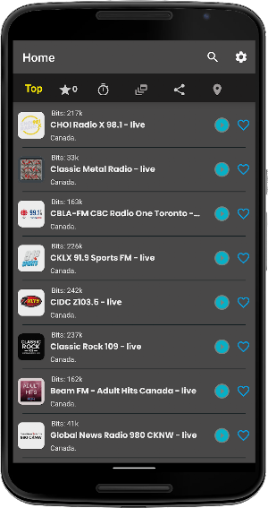 Radio Canada: Online FM Radio Screenshot 3