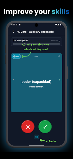 Reverso Flashcards & Languages Screenshot 1