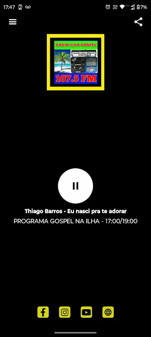 Rádio Ilha Gospel 107.5 FM Screenshot 2