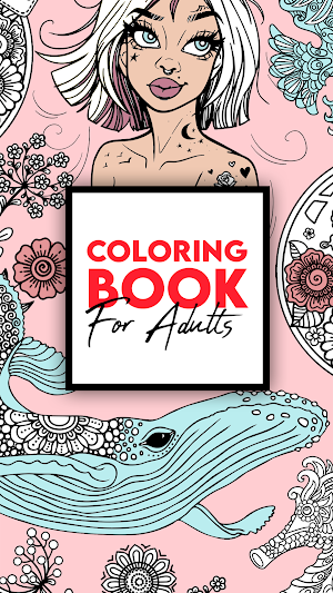Coloring for adults offline Screenshot 0