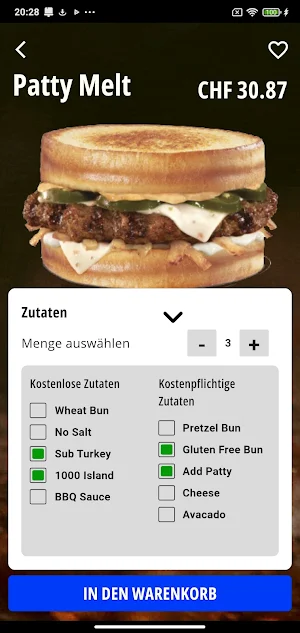 Cordon Bleu Dübendorf Screenshot 1