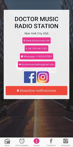 Doctor Music Radio Station Screenshot 1