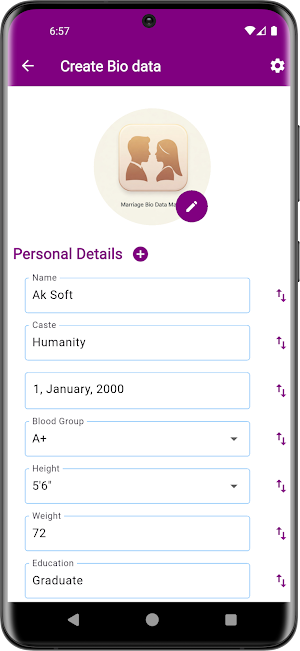 Marriage Bio Data Maker Screenshot 2