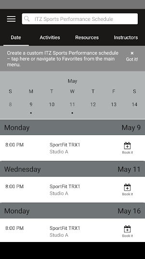 ITZ Sports Performance Screenshot 2