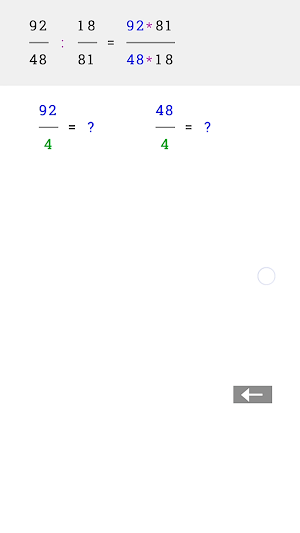 VA FRACTION DIVISION Screenshot 3