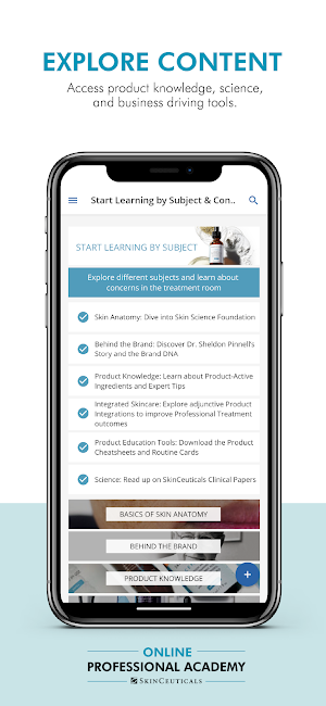 SkinCeuticals Online Academy Screenshot 1
