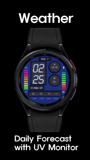 Weather Watch Face 01 Screenshot 3