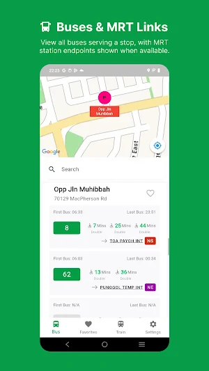 SG Bus Times Screenshot 1