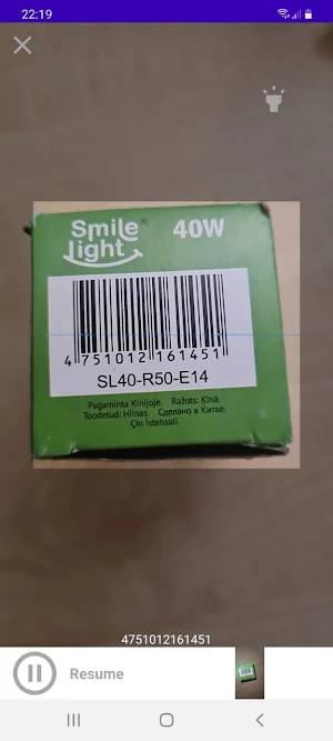 Grand Barcode Scanner and Generator Screenshot 1