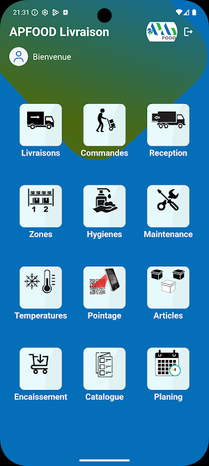 APFOOD Livraison Screenshot 2