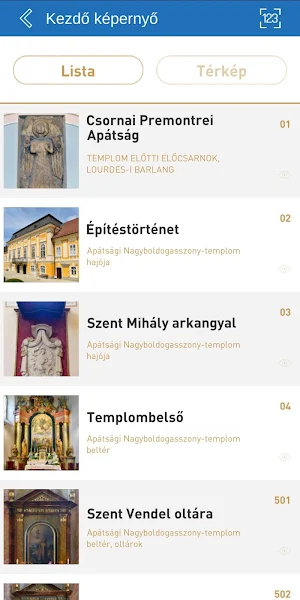 Csornai Premontrei Apátság Screenshot 2