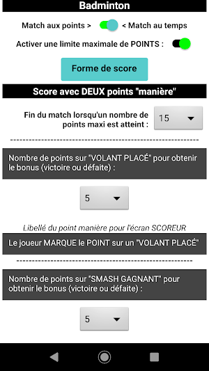 SCOREUR BAD-TT Screenshot 2